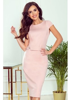 Numoco 301-1 TAMARA elegancka sukienka midi z paskiem ze sklepu intimiti.pl w kategorii Sukienki - zdjęcie 187878099