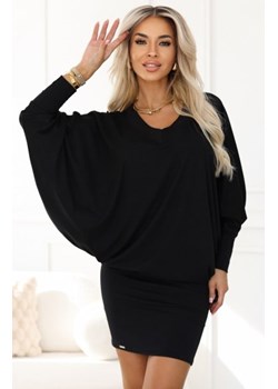 Numoco 402-10 wygodna sukienka nietoperz z długim rękawkiem ze sklepu intimiti.pl w kategorii Sukienki - zdjęcie 187878167