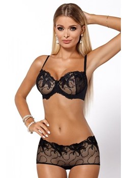 Paripari Reggia biustonosz miękki czarny ze sklepu intimiti.pl w kategorii Biustonosze - zdjęcie 187878178