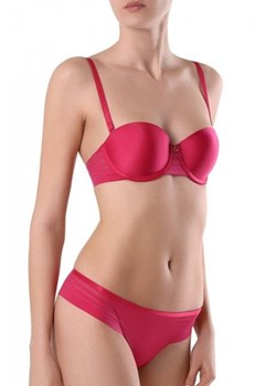 *Conte czerwony biustonosz bardotka RB8044 ze sklepu intimiti.pl w kategorii Biustonosze - zdjęcie 187878196