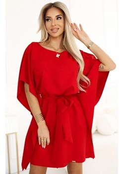 Numoco 287-35 SOFIA sukienka motyl z wiązaniem w pasie ze sklepu intimiti.pl w kategorii Sukienki - zdjęcie 187878699