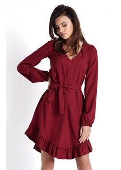 *Ivon Masha sukienka bordowa ze sklepu intimiti.pl w kategorii Sukienki - zdjęcie 187878745