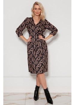 Kopertowa sukienka z weluru literki SUK206 ze sklepu intimiti.pl w kategorii Sukienki - zdjęcie 187878757