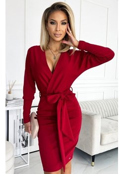 Numoco 401-1 CELIA kopertowa sukienka z dekoltem na plecach ze sklepu intimiti.pl w kategorii Sukienki - zdjęcie 187878806