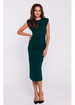 Stylove S382 sukienka bez rękawów z zakładkami na boku zielona ze sklepu intimiti.pl w kategorii Sukienki - zdjęcie 187878807