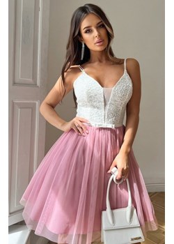 Rozkloszowa tiulowa sukienka 285-36 ze sklepu intimiti.pl w kategorii Sukienki - zdjęcie 187878969