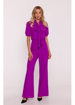 Stylove S421 kombinezon z wiązaną kokardą lawendowy ze sklepu intimiti.pl w kategorii Kombinezony damskie - zdjęcie 187879047