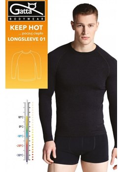 Gatta 43027 Keep Hot Longsleeve Men koszulka męska ze sklepu intimiti.pl w kategorii Piżamy męskie - zdjęcie 187879346