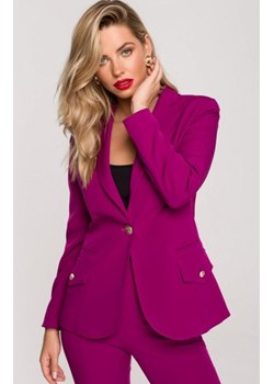 Makover K141 fioletowy żakiet damski ze sklepu intimiti.pl w kategorii Marynarki damskie - zdjęcie 187879359