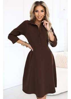 Numoco 286-9 SANDY koszulowa rozkloszowana sukienka z paskiem ze sklepu intimiti.pl w kategorii Sukienki - zdjęcie 187879559