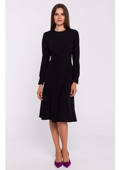 Stylove S378 sukienka z długimi rękawami i paskiem czarna ze sklepu intimiti.pl w kategorii Sukienki - zdjęcie 187880149