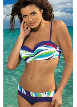 Marko Kostium kąpielowy Carlotta Royal Blue M-327 Granatowo-zielony (74) ze sklepu intimiti.pl w kategorii Stroje kąpielowe - zdjęcie 187880155