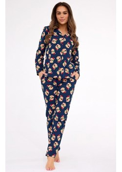 Cornette 482/459 Teddy Christmas piżama damska rozpinana ze sklepu intimiti.pl w kategorii Piżamy damskie - zdjęcie 187880255