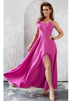 Nifiko Paula Mat gorsetowa sukienka na jedno ramię cukierkowa ze sklepu intimiti.pl w kategorii Sukienki - zdjęcie 187880286