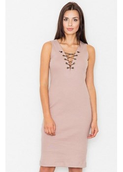 Figl M487 sukienka brudny róż ze sklepu intimiti.pl w kategorii Sukienki - zdjęcie 187880546