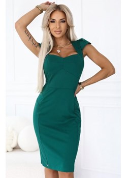 Numoco 318-7 elegancka sukienka midi z ładnym dekoltem ze sklepu intimiti.pl w kategorii Sukienki - zdjęcie 187880748