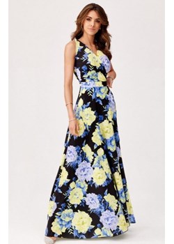 *Roco przekładana sukienka w kwiaty maxi L94 ze sklepu intimiti.pl w kategorii Sukienki - zdjęcie 187880757