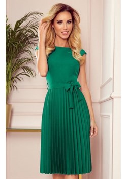 Numoco 311-3 LILA plisowana sukienka z krótkim rękawkiem ze sklepu intimiti.pl w kategorii Sukienki - zdjęcie 187880915