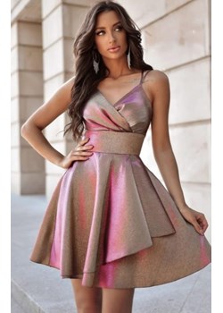 Duet Żakard rozkloszowana sukienka multi ze sklepu intimiti.pl w kategorii Sukienki - zdjęcie 187880945