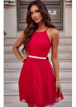 Duet Cristal tiulowa mini sukienka czerwona ze sklepu intimiti.pl w kategorii Sukienki - zdjęcie 187881308