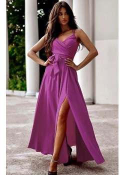 Duet Scarlet długa sukienka gładka magenta ze sklepu intimiti.pl w kategorii Sukienki - zdjęcie 187881686