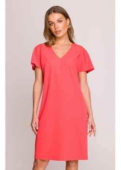 Stylove S392 sukienka o luźnym fasonie koralowa ze sklepu intimiti.pl w kategorii Sukienki - zdjęcie 187881947