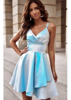 Duet Żakard rozkloszowana sukienka multi błękitna ze sklepu intimiti.pl w kategorii Sukienki - zdjęcie 187882138