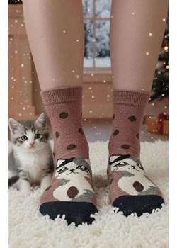 WiK 002 Angora 02 Koty skarpety damskie ze sklepu intimiti.pl w kategorii Skarpetki damskie - zdjęcie 187882429