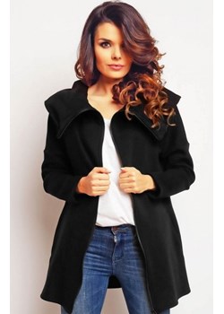 Infinite You M088 płaszcz czarny ze sklepu intimiti.pl w kategorii Płaszcze damskie - zdjęcie 187882436