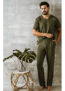 Italian Fashion Dallas piżama męska khaki ze sklepu intimiti.pl w kategorii Piżamy męskie - zdjęcie 187882515