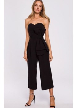 Gorsetowy kombinezon z kokardą czarny M571 ze sklepu intimiti.pl w kategorii Kombinezony damskie - zdjęcie 187882617