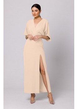 Makover sukienka maxi śmietankowa K163 ze sklepu intimiti.pl w kategorii Sukienki - zdjęcie 187882688