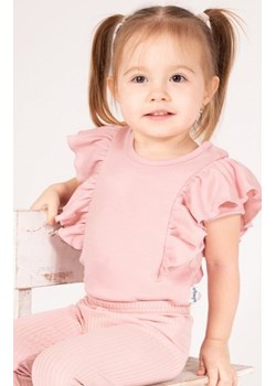 Różowe body dziecięce z falbankami ze sklepu intimiti.pl w kategorii Body niemowlęce - zdjęcie 187883106