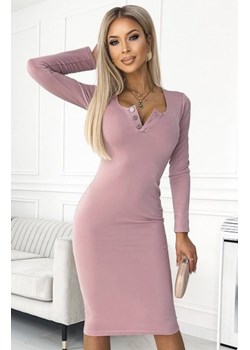 Numoco 441-2 sukienka z trzema guzikami na dekolcie ze sklepu intimiti.pl w kategorii Sukienki - zdjęcie 187888379