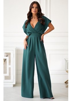 Bicotone elegancki kombinezon z zakrytymi ramionami zielony ze sklepu intimiti.pl w kategorii Kombinezony damskie - zdjęcie 187888387