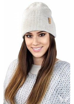 Kamea Malibu kaszmirowa czapka damska beżowa ze sklepu intimiti.pl w kategorii Czapki zimowe damskie - zdjęcie 187888418