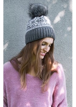 Art of polo Grudniowy Poranek szara czapka damska ze sklepu intimiti.pl w kategorii Czapki zimowe damskie - zdjęcie 187888778