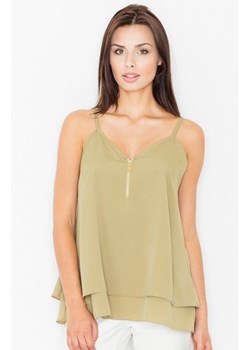 Figl M481 bluzka oliwkowa ze sklepu intimiti.pl w kategorii Bluzki damskie - zdjęcie 187888839