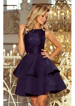 Numoco 205-3 LAURA podwójnie rozkloszowana sukienka z koronkową górą ze sklepu intimiti.pl w kategorii Sukienki - zdjęcie 187889235