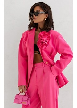 Elizabeth Cher marynarka zdobiona kwiatami róż candy ze sklepu intimiti.pl w kategorii Marynarki damskie - zdjęcie 187889278
