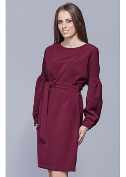 Harmony H028 sukienka bordowa ze sklepu intimiti.pl w kategorii Sukienki - zdjęcie 187889475