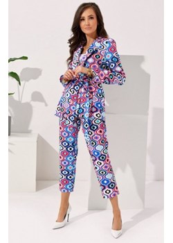 Eleganckie wzorzyste spodnie damskie 0018 B24 ze sklepu intimiti.pl w kategorii Spodnie damskie - zdjęcie 187889867