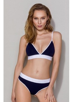 *Passion PS007 navy stringi damskie ze sklepu intimiti.pl w kategorii Majtki damskie - zdjęcie 187889876