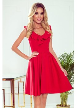 Numoco 307-1 POLA sukienka z falbankami na dekolcie ze sklepu intimiti.pl w kategorii Sukienki - zdjęcie 187889889