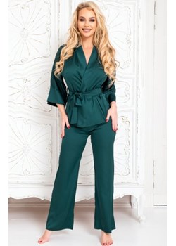 Kalimo Perai satynowy komplet zielony ze sklepu intimiti.pl w kategorii Piżamy damskie - zdjęcie 187890105