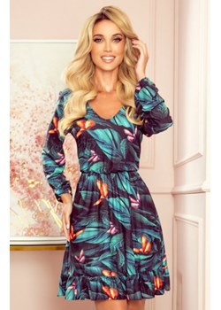 Numoco 320-1 CORA sukienka z dekoltem i falbanką ze sklepu intimiti.pl w kategorii Sukienki - zdjęcie 187890158