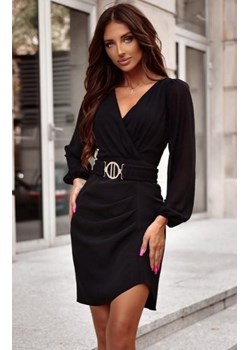 Duet Mira mini sukienka z paskiem czarna ze sklepu intimiti.pl w kategorii Sukienki - zdjęcie 187890167
