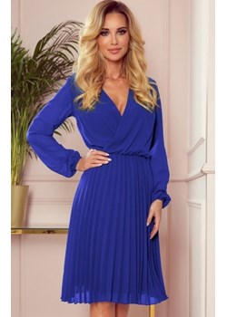 Elegancka sukienka z plisowaniem Numoco 313-3 ze sklepu intimiti.pl w kategorii Sukienki - zdjęcie 187890408