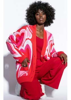 Fobya F1811 kolorowy kardigan damski ze sklepu intimiti.pl w kategorii Swetry damskie - zdjęcie 187890507