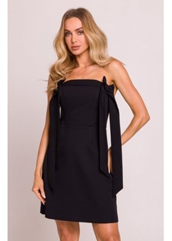 Moe sukienka gorsetowa z kokardkami czarna M851 ze sklepu intimiti.pl w kategorii Sukienki - zdjęcie 187890519